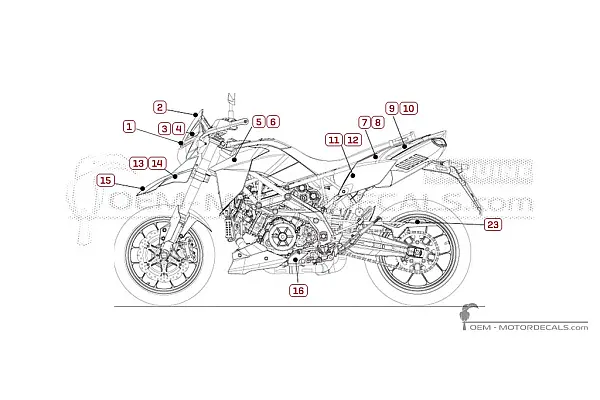 Aprilia DORSODURO 1200 2010 - Black
