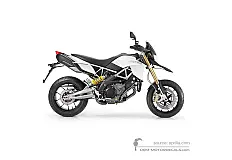 Autocollants pour Aprilia DORSODURO 1200 2011 - Blanc • Aprilia Autocollants OEM