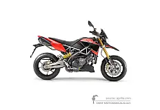 Decals for Aprilia DORSODURO 1200 2012 - Red • Aprilia OEM Decals