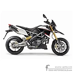 Aprilia DORSODURO 1200 2012 - Blanco