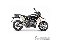 Stickers voor Aprilia DORSODURO 1200 2012 - Wit • Aprilia OEM Stickers