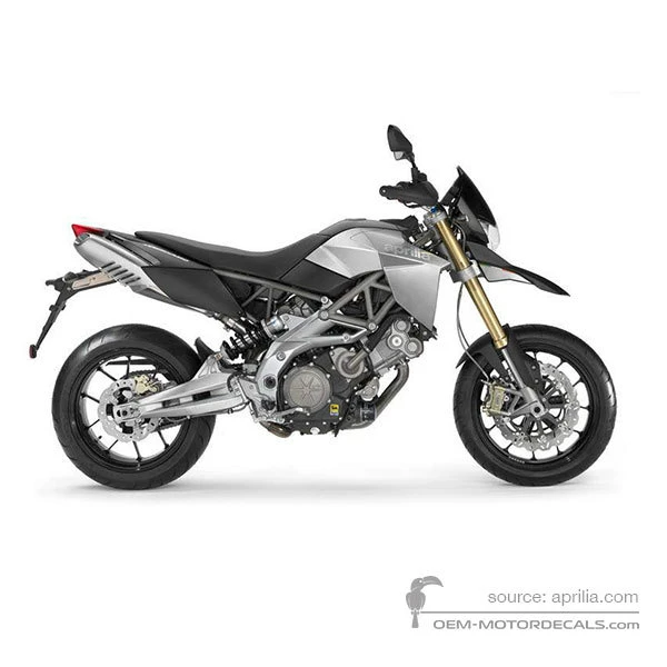 Adesivi per Aprilia DORSODURO 750 2009 - Argento • Aprilia Adesivi OEM