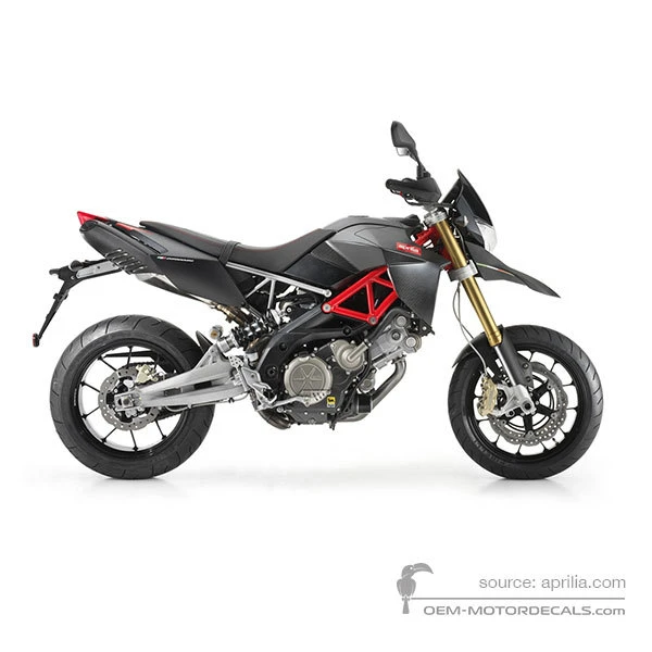 Decals for Aprilia DORSODURO 750 FACTORY 2010 - Black • Aprilia OEM Decals