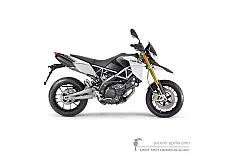 Adesivi per Aprilia DORSODURO 750 2011 - Bianco • Aprilia Adesivi OEM