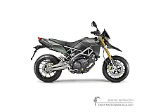 Naklejki do Aprilia DORSODURO 750 2012 - Zielony • Aprilia Naklejki OEM