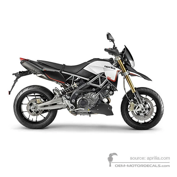 Decals for Aprilia DORSODURO 750 2013 - White • Aprilia OEM Decals