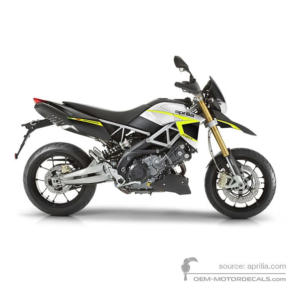 Autocollants pour Aprilia DORSODURO 750 2016 - Blanc • Aprilia Autocollants OEM