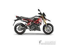 Naklejki do Aprilia DORSODURO 900 2017 - Srebrny • Aprilia Naklejki OEM