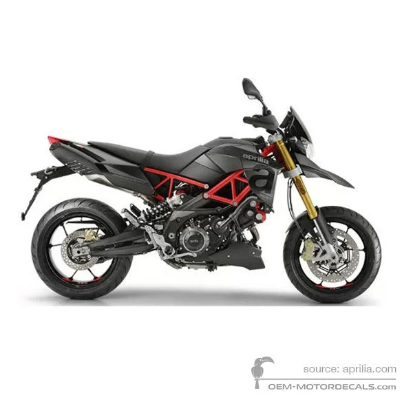 Aufkleber für Aprilia DORSODURO 900 2019 - Schwarz • Aprilia OEM-Aufkleber