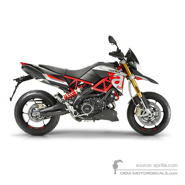 Pegatinas para Aprilia DORSODURO 900 2019 - Plata • Aprilia Pegatinas OEM