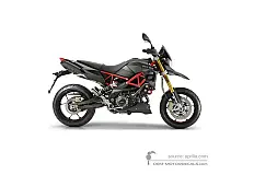 Autocollants pour Aprilia DORSODURO 900 2020 - Noir • Aprilia Autocollants OEM
