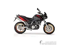 Autocollants pour Aprilia Pegaso 650IE STRADA FACTORY 2007 - Noir • Aprilia Autocollants OEM
