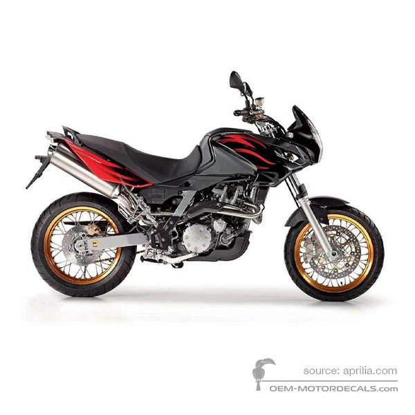 Adesivi per Aprilia Pegaso 650IE STRADA FACTORY 2007 - Nero • Aprilia Adesivi OEM