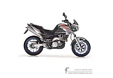 Autocollants pour Aprilia Pegaso 650IE STRADA 2007 - Gris • Aprilia Autocollants OEM