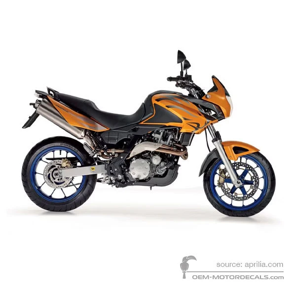 Autocollants pour Aprilia Pegaso 650IE STRADA 2007 - Jaune • Aprilia Autocollants OEM