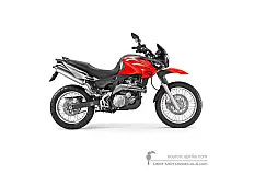 Autocollants pour Aprilia Pegaso 650IE TRAIL 2008 - Rouge • Aprilia Autocollants OEM