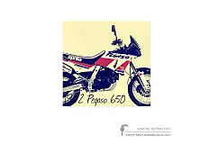 Adesivi per Aprilia Pegaso 650 1992 - Bianco • Aprilia Adesivi OEM