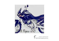 Decals for Aprilia Pegaso 650 1998 - Black • Aprilia OEM Decals