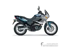 Stickers voor Aprilia Pegaso 650 IE GARDA 2001 - Blauw Groen • Aprilia OEM Stickers