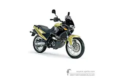 Decals for Aprilia Pegaso 650 IE 2003 - Yellow • Aprilia OEM Decals