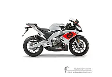 Decals for Aprilia RS125 4T 2019 - Gray • Aprilia OEM Decals