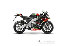 Decals for Aprilia RS125 Replica 2020 - Black • Aprilia OEM Decals