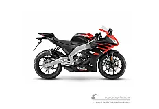 Decals for Aprilia RS125 4T 2021 - Black • Aprilia OEM Decals