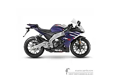 Decals for Aprilia RS125 4T 2021 - Blue • Aprilia OEM Decals