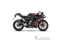 Decals for Aprilia RS125 GP Replica 4T 2023 - Black • Aprilia OEM Decals