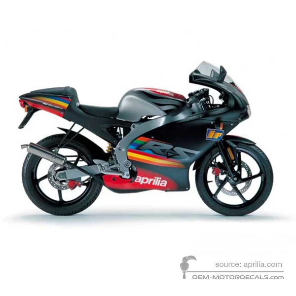 Pegatinas para Aprilia RS50 2003 - Negro • Aprilia Pegatinas OEM