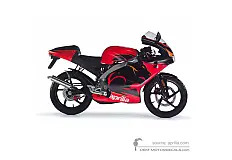 Autocollants pour Aprilia RS50 2005 - Rouge • Aprilia Autocollants OEM
