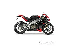 Decals for Aprilia RSV4 1000R Factory 2009 - Black • Aprilia OEM Decals