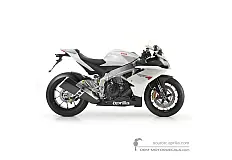 Pegatinas para Aprilia RSV4 1000R 2009 - Blanco • Aprilia Pegatinas OEM