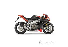 Decals for Aprilia RSV4 1000R Factory STD 2011 - Black • Aprilia OEM Decals