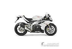 Aufkleber für Aprilia RSV4 1000R 2011 - Weiss • Aprilia OEM-Aufkleber