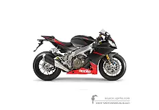 Decals for Aprilia RSV4 1000R Factory 2014 - Black • Aprilia OEM Decals