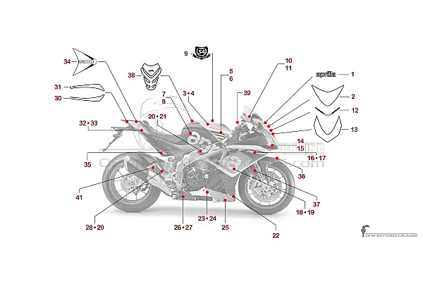 Aprilia RSV4 1000 Factory 2016 - Nero