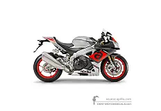 Naklejki do Aprilia RSV4 1000RR 2018 - Szary • Aprilia Naklejki OEM