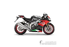 Decals for Aprilia RSV4 1000 Factory 2018 - Black • Aprilia OEM Decals
