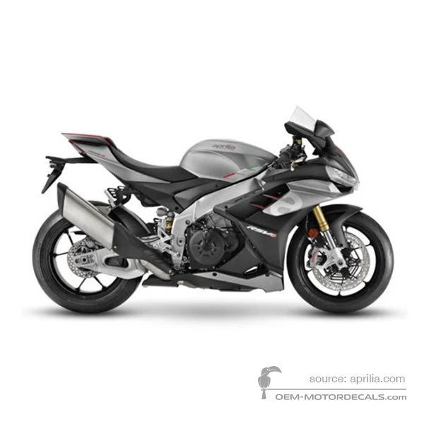 Pegatinas para Aprilia RSV4 1100 2022 - Gris • Aprilia Pegatinas OEM