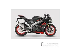 Decals for Aprilia RSV4 1100 2024 - Black • Aprilia OEM Decals