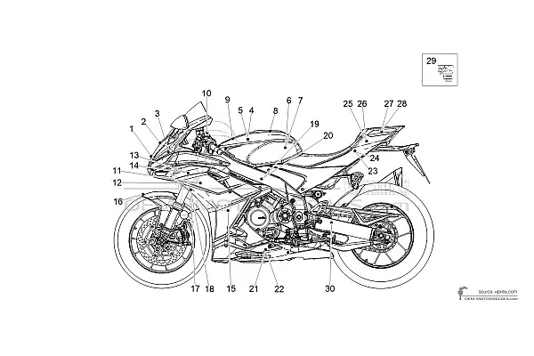 Aprilia RSV4 1100 Factory 2024 - White