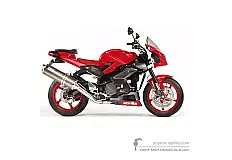 Stickers voor Aprilia RSV TUONO 1000 IE 2004 - Rood • Aprilia OEM Stickers