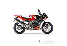 Adesivi per Aprilia RSV TUONO 1000 R 2006 - Rosso • Aprilia Adesivi OEM