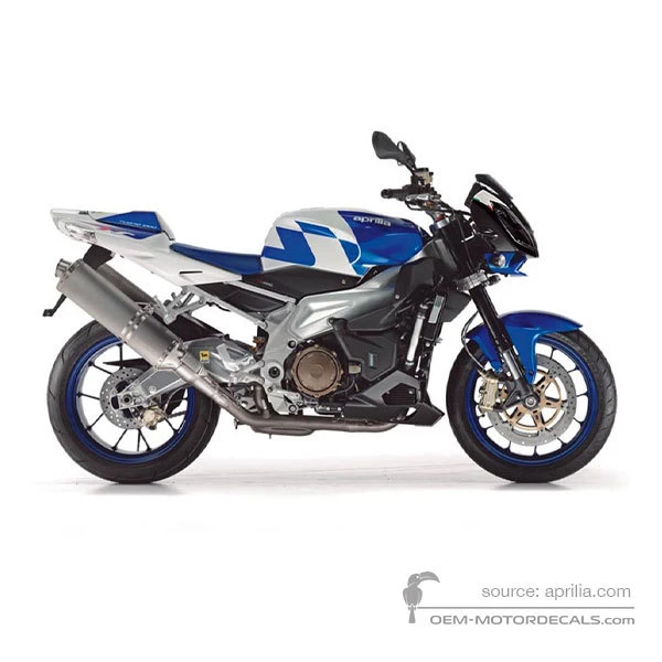 Adesivi per Aprilia RSV TUONO 1000 R 2007 - Blu • Aprilia Adesivi OEM