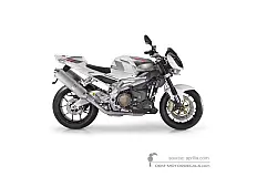 Stickers voor Aprilia RSV TUONO 1000 R 2010 - Wit • Aprilia OEM Stickers