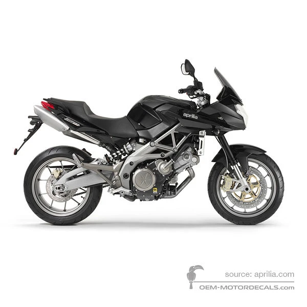 Naklejki do Aprilia SHIVER 750GT 2009 - Czarny • Aprilia Naklejki OEM