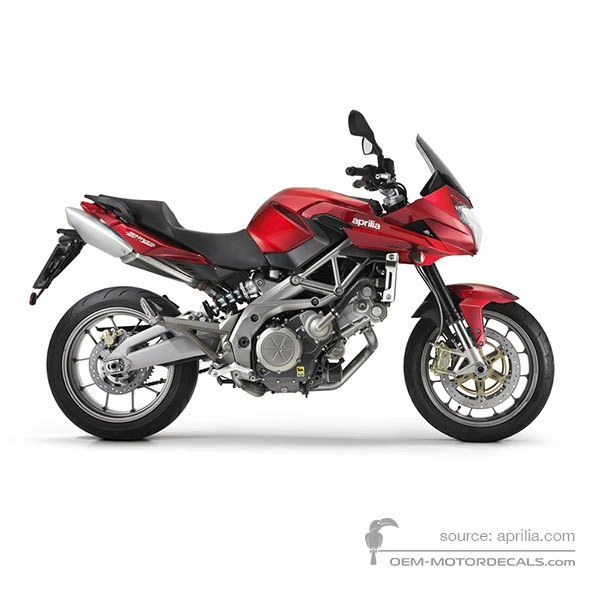 Aufkleber für Aprilia SHIVER 750GT 2009 - Rot • Aprilia OEM-Aufkleber