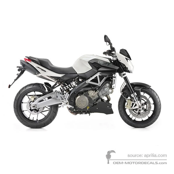 Aufkleber für Aprilia SHIVER 750 2011 - Weiss • Aprilia OEM-Aufkleber