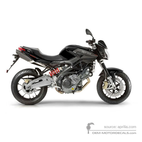 Stickers voor Aprilia SHIVER 750 2015 - Zwart • Aprilia OEM Stickers